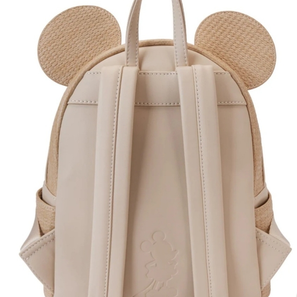 Loungefly Disney Mickey Mouse Straw Cosplay Mini Backpack - Picture 3 of 7